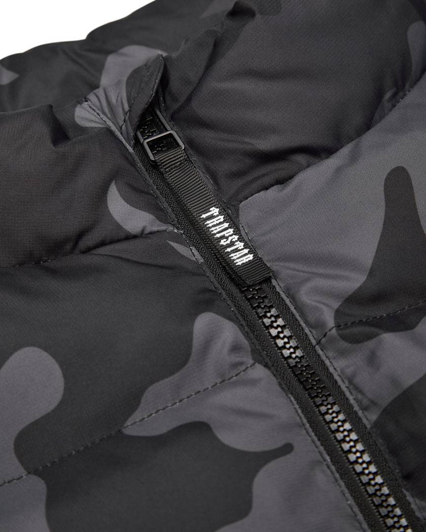 Trapstar Foundation Gilet Harmaat Camo | TS-65447
