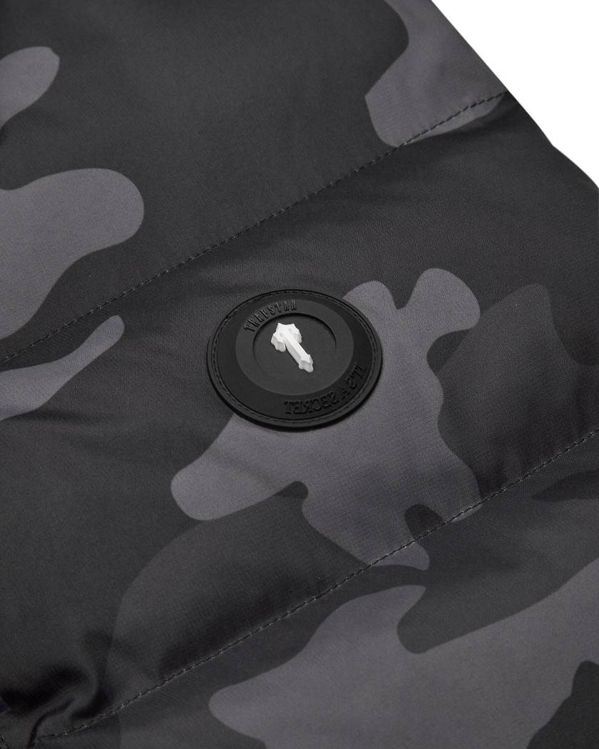 Trapstar Foundation Gilet Harmaat Camo | TS-65447