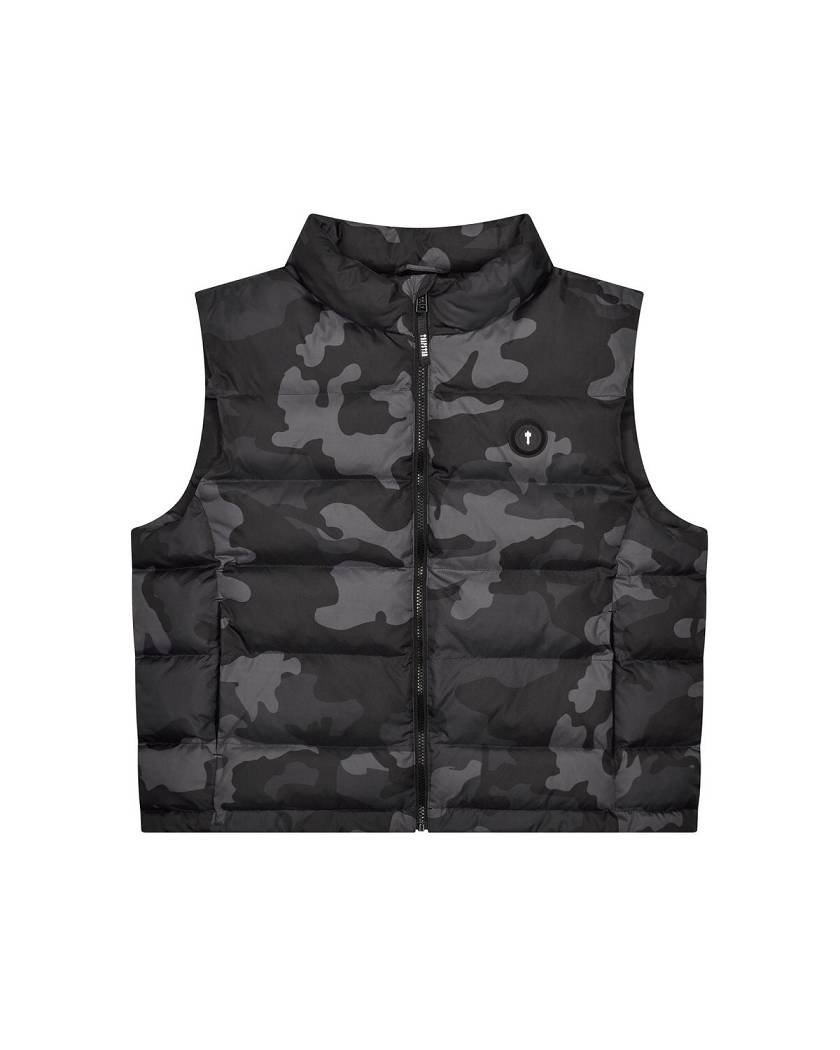 Trapstar Foundation Gilet Harmaat Camo | TS-65447