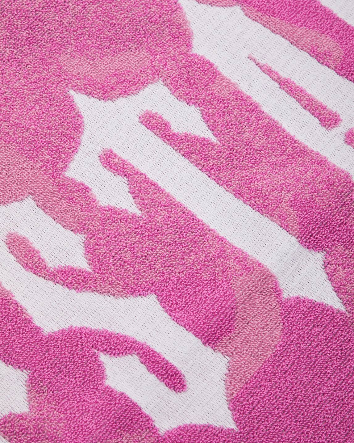 Trapstar Irongate Beach Towel Pinkki Valkoinen | TS-65068