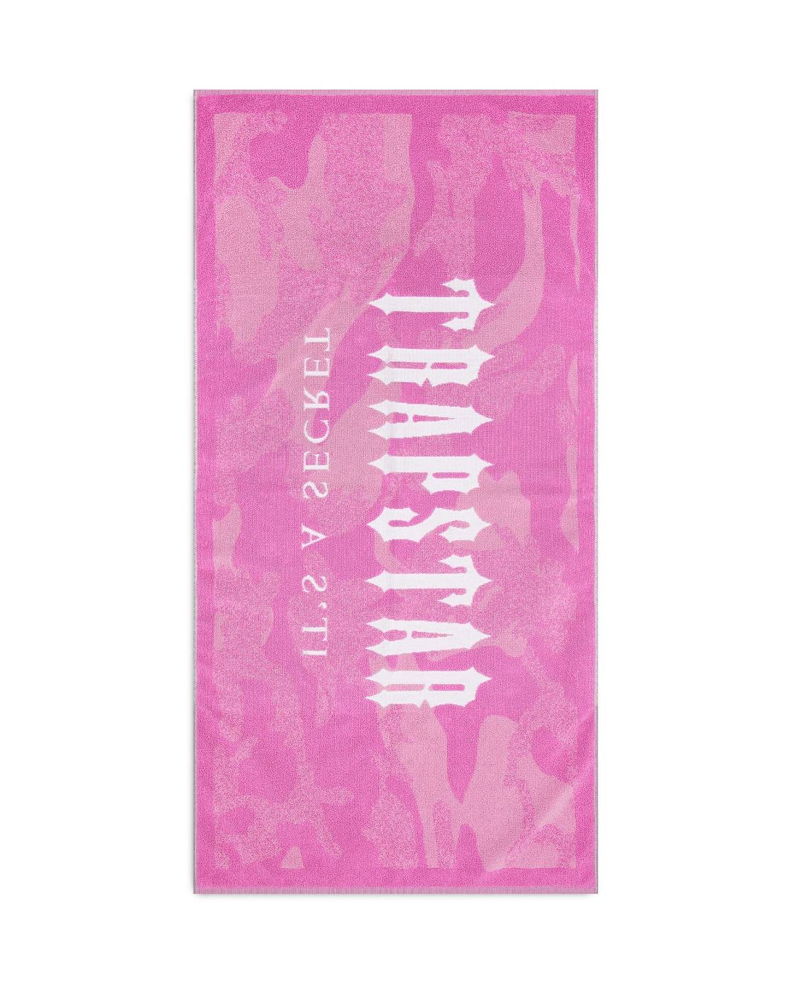 Trapstar Irongate Beach Towel Pinkki Valkoinen | TS-65068