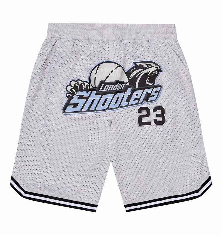 Trapstar *PRE ORDER* Shooters SS23 Basketball Shorts Harmaat Sininen | TS-64941