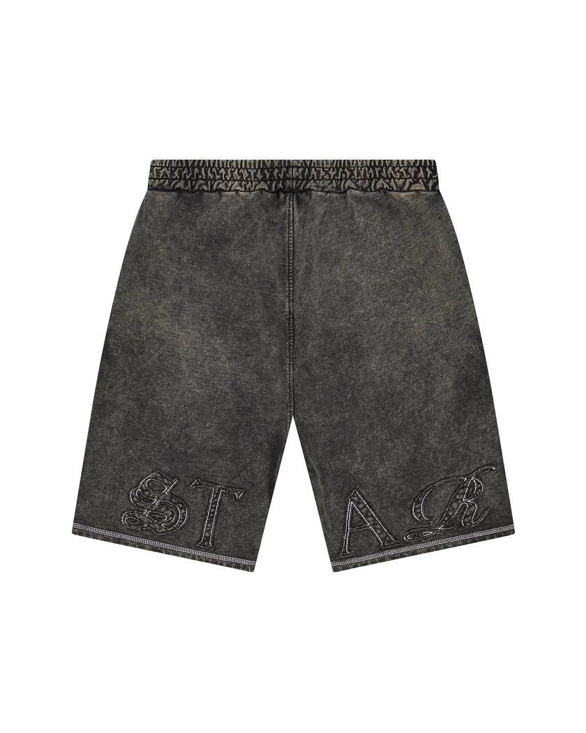 Trapstar Patchwork Script Short Harmaat | TS-65294