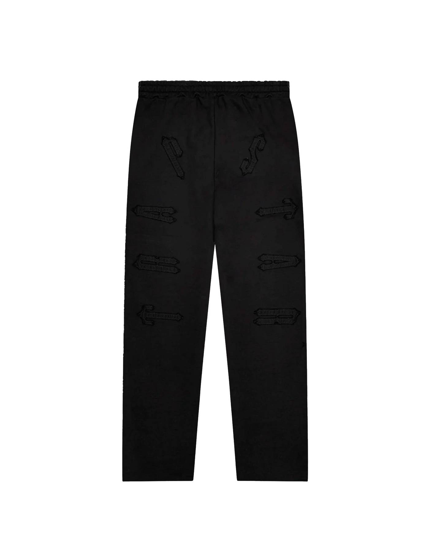 Trapstar x Ed Hardy Irongate Patchwork Jogger Mustat | TS-65326